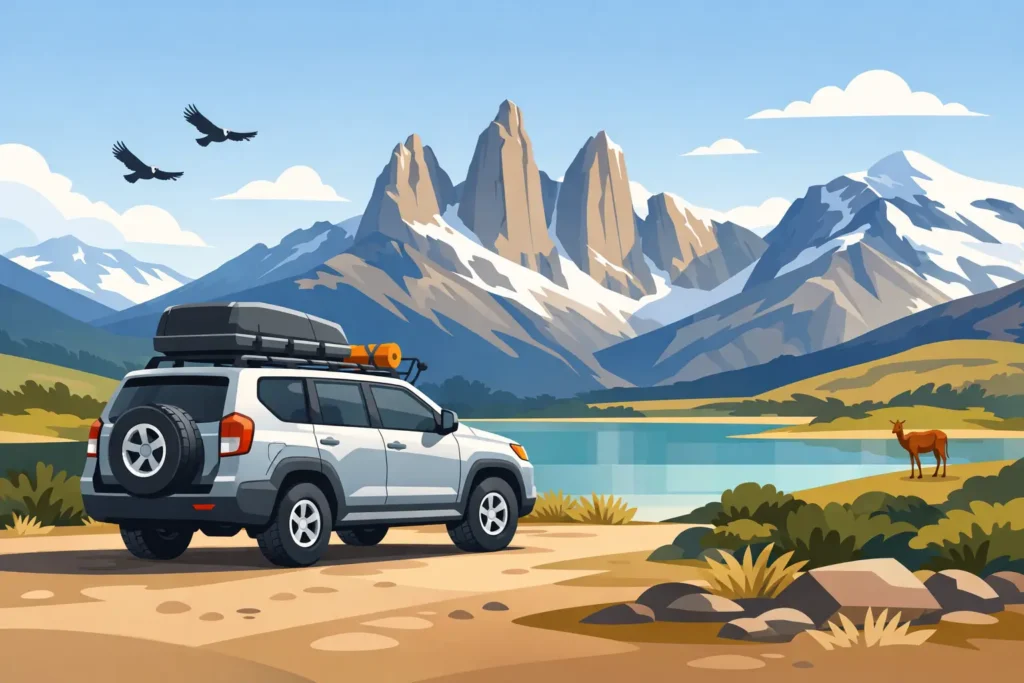 Arrendar SUV para Torres del Paine bien preparado
