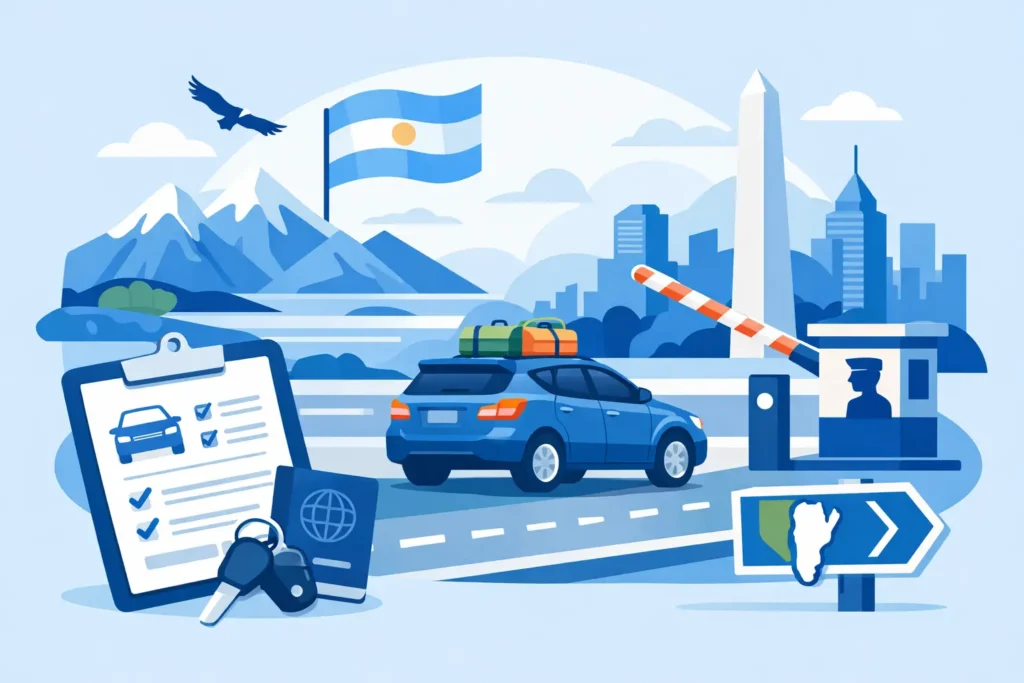Permiso para viajar a Argentina en auto