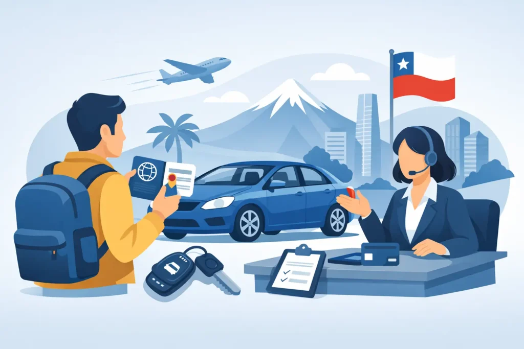 Requisitos para arrendar auto en Chile extranjeros